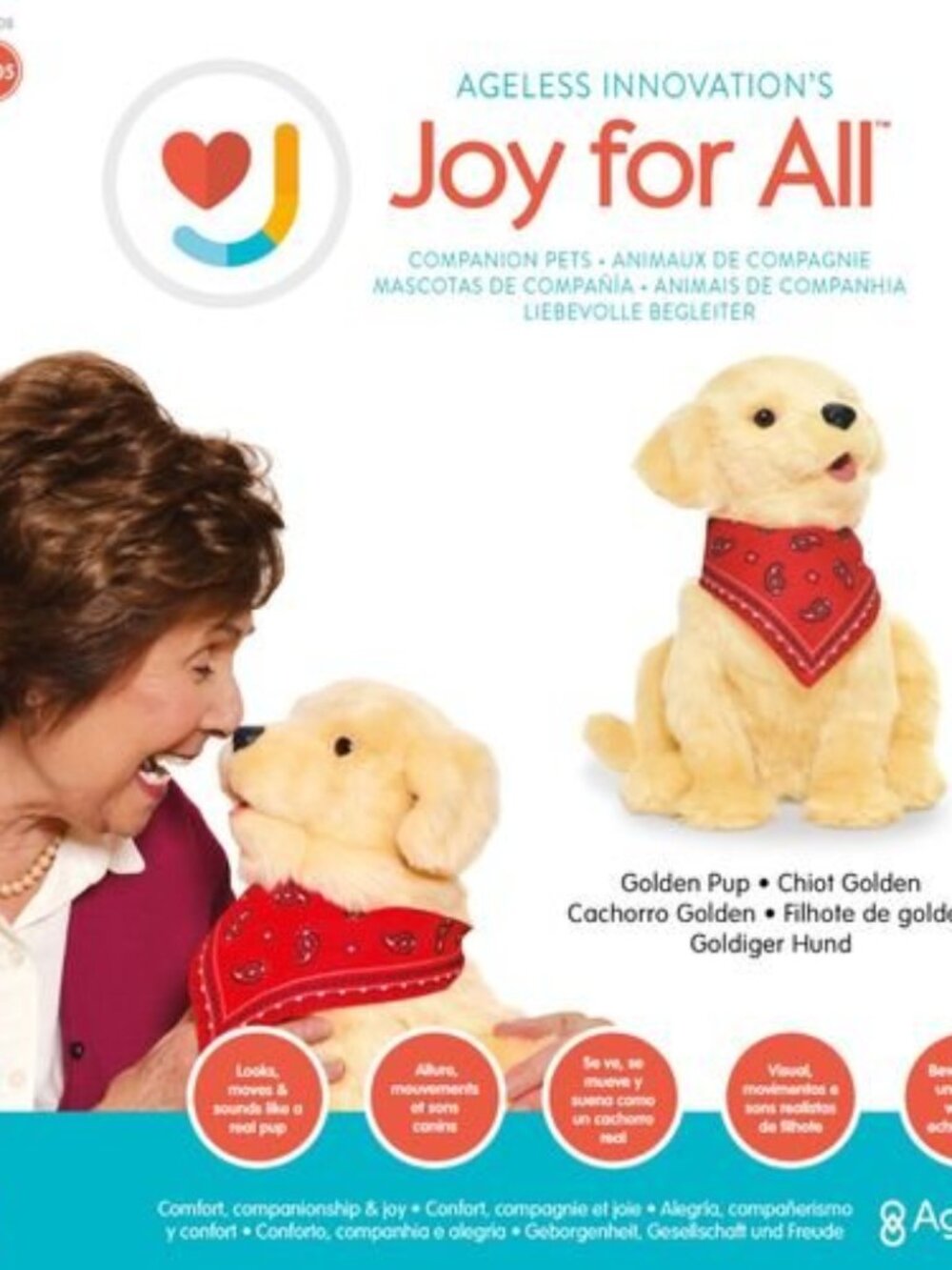 Joy For All Golden Companion Pet Interactive Dog